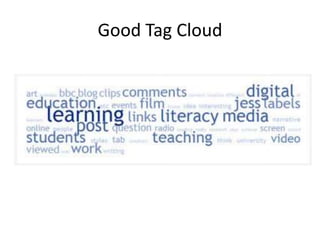 Good Tag Cloud
 