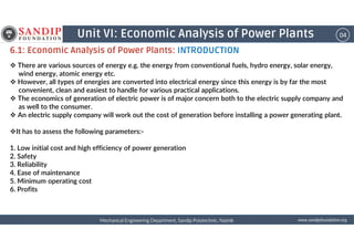 Lecture 16_Unit 6. Economic Analysis of Power Plants | PDF