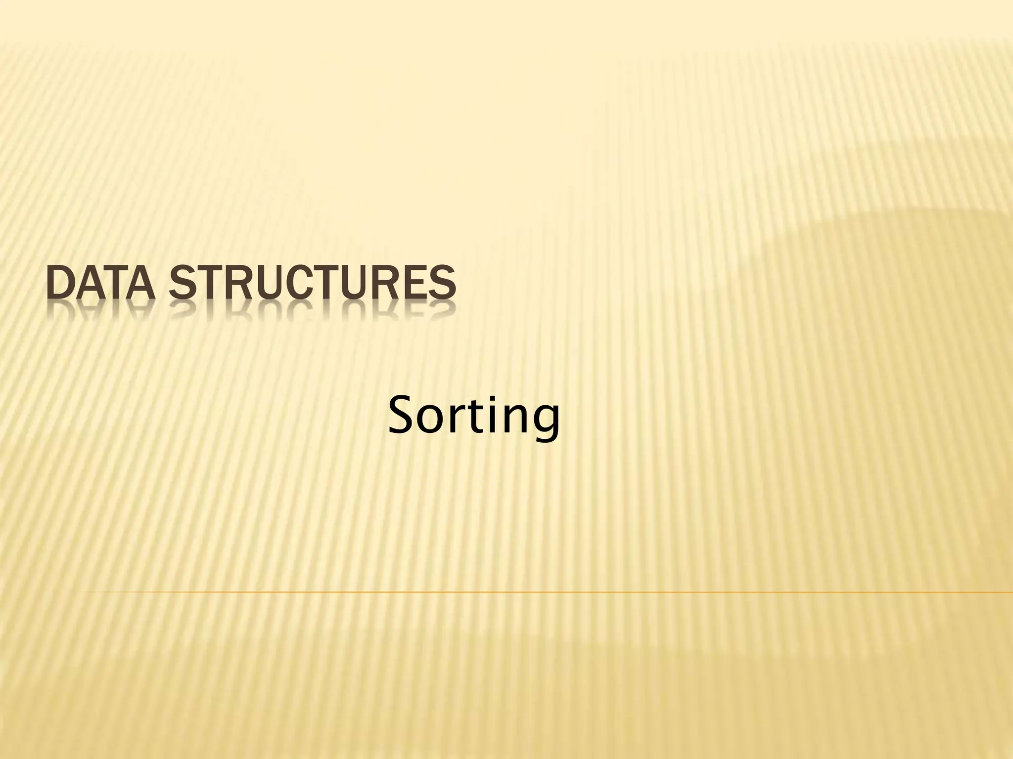 Sorting Data structure And Algorithm.pptx