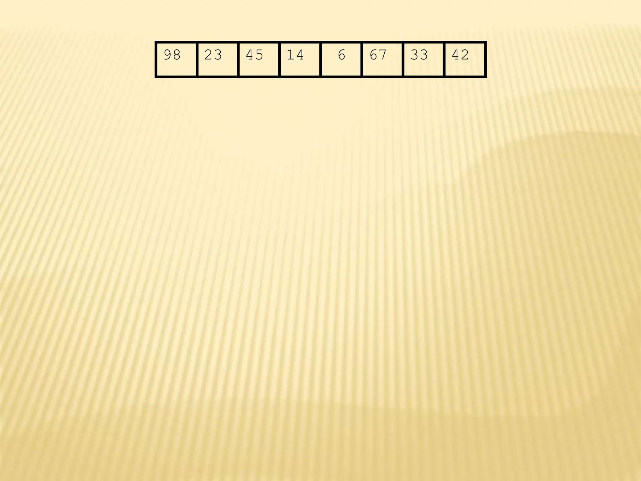 67
45
23 14 6 33
98 42
 