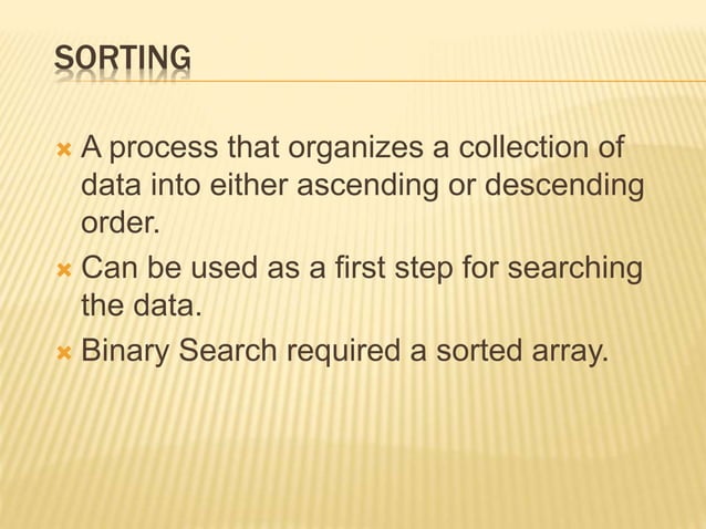 Sorting Data structure And Algorithm.pptx