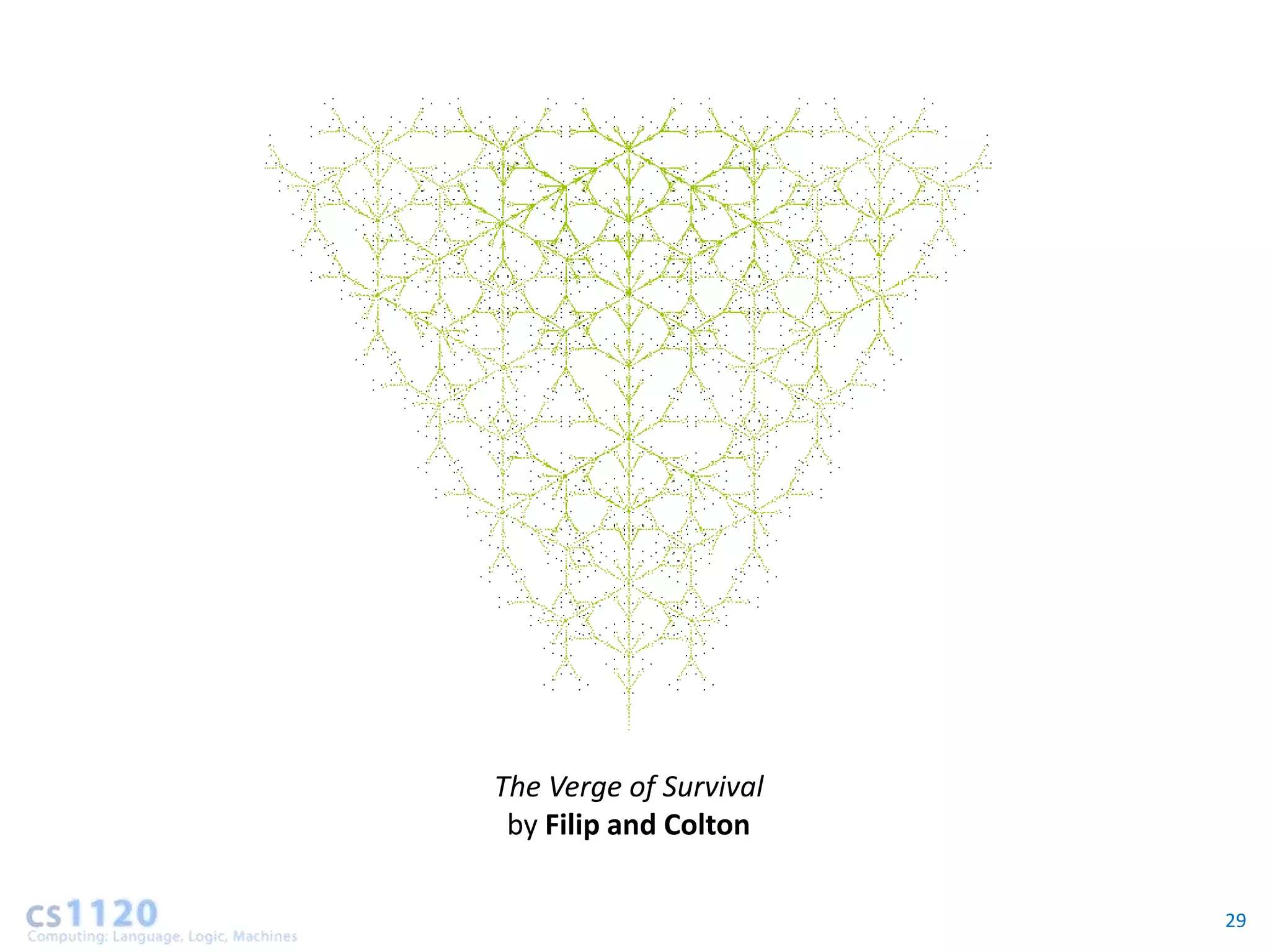 The Verge of Survival
 by Filip and Colton

                        29
 