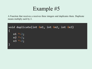 More Examples on Functions in programming | PPT