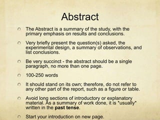 Lecture 17: Elements of an Academic Paper | PPTX