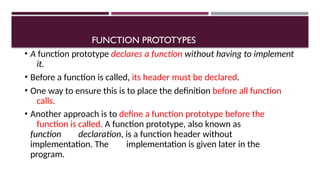 Comprehensive Introduction to Functions in Programming: Definitions ...