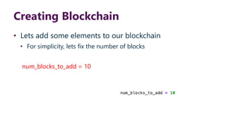 Lecture 17 (Blockchain Implementation using Python).pptx