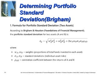 Comprehensive Analysis of Risk and Return in Portfolio Management | PPT