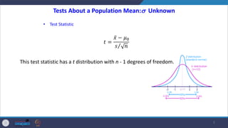 Comprehensive Guide to Hypothesis Testing for Means and Proportions | PDF