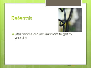ReferralsSites people clicked links from to get to your sitePic by ...-Wink-...