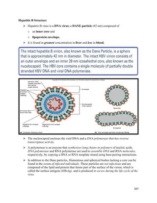 Lecture 18 Hepatitis and liver disorders | PDF
