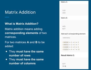 Comprehensive Guide to 2D Arrays in C++ Programming Fundamentals | PPTX