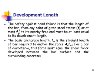 Comprehensive Guide to Bond, Anchorage, and Development Length in ...