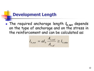 Comprehensive Guide to Bond, Anchorage, and Development Length in ...
