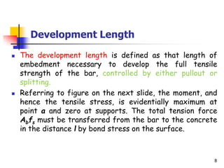 Development Length C2 Comprehensive Guide to Bond, Anchorage, and Development Length in ...