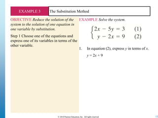 Lecture 19 section 8.1 system of equns | PPTX