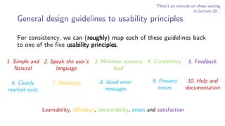 Basic Usability Rules.pdf Principles of Health Informatics: Usability of medical software | PDF