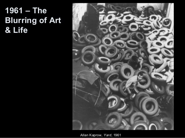 essay on the blurring of art and life