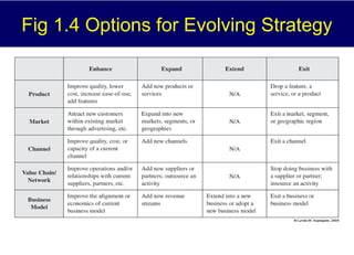 Fig 1.4 Options for Evolving Strategy

 