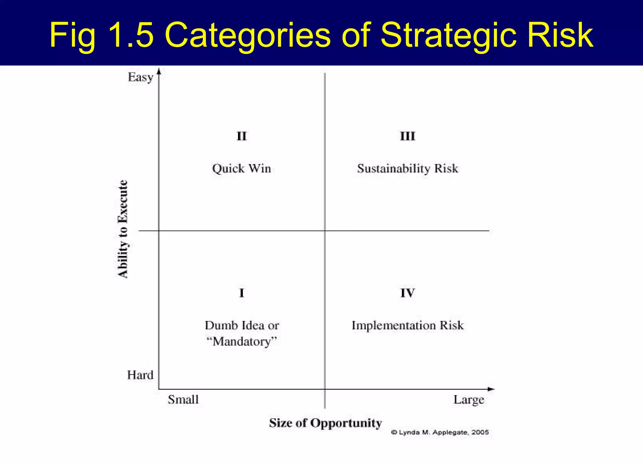 Fig 1.5 Categories of Strategic Risk

 
