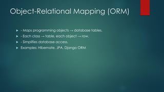 Comprehensive Overview of Object-Relational Data Models in Advanced ...