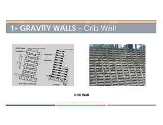 Lecture 1 and 2 - Earth Retaining Structure (Introduction) | PDF