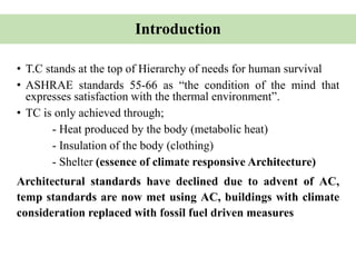 Comprehensive Overview of Thermal Comfort in Building Design and Air ...