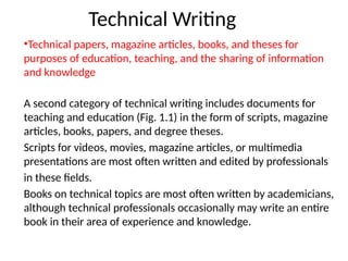 Introduction to Technical Report Writing | PPTX