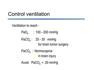 Head Injury Pao2 Lecture 1 basic concept on neuroanesthesia 2 | PPT