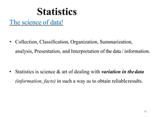 Lecture 1 Biostatistics Introduciton.pptx | Infectious Diseases ...
