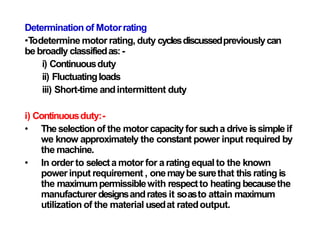 Lecture 1b Selection of Motor Rating.pptx