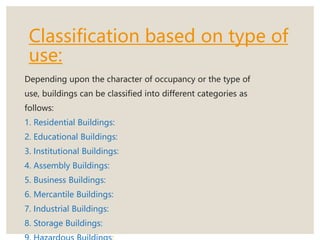 Lecture 1 Building types and components of building.pptx