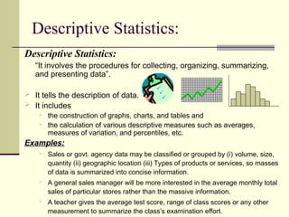 Comprehensive Introduction to Basic Concepts and Branches of Statistics ...