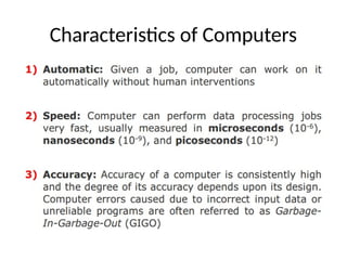 Comp Science Introduction lecture slides | PPTX