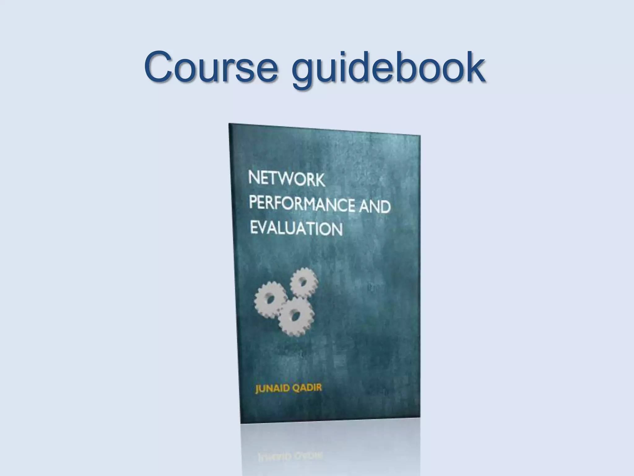 Course guidebook
 