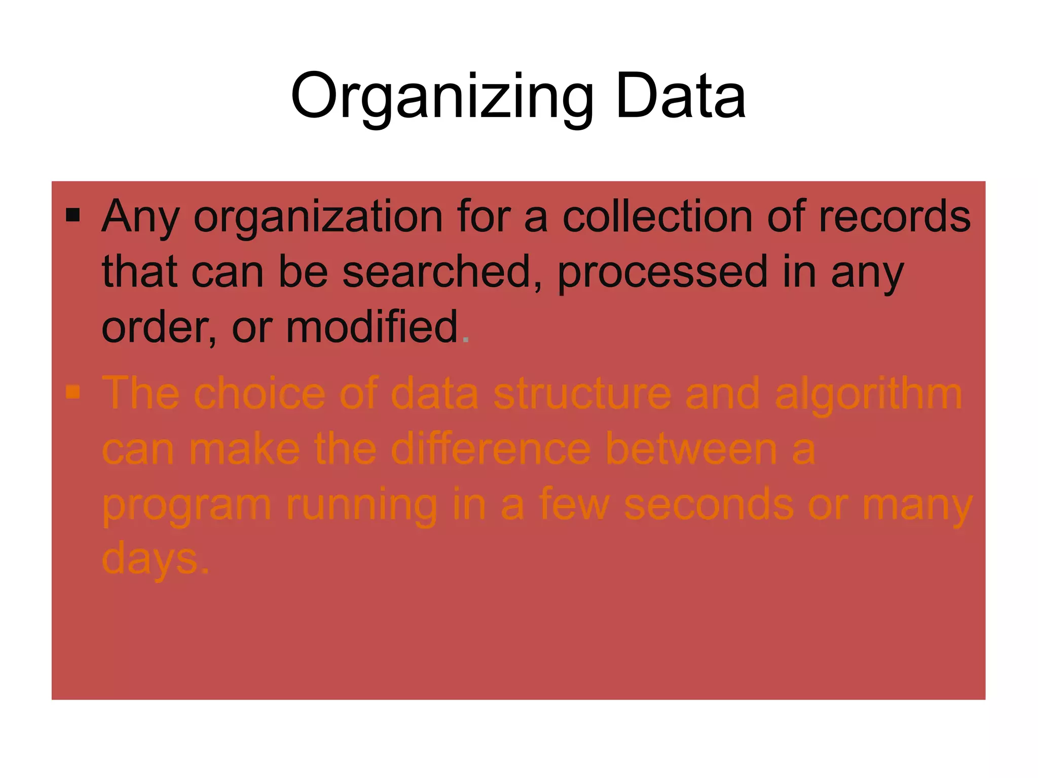 data structures and its importance | PPTX