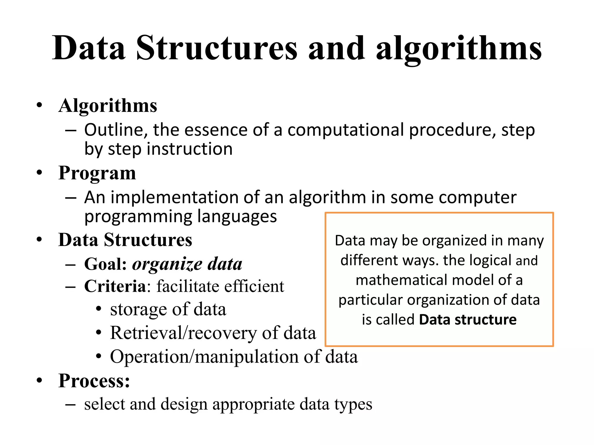 data structures and its importance | PPTX