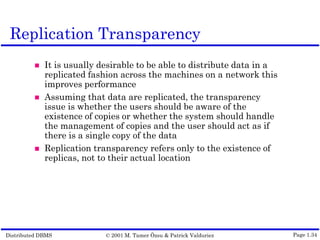 Lecture 1 DDBS.pdf basic introduction of distribution | PDF