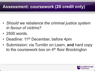 Lecture 1 defining victims | PPTX