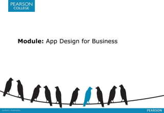 Module: App Design for Business 
 