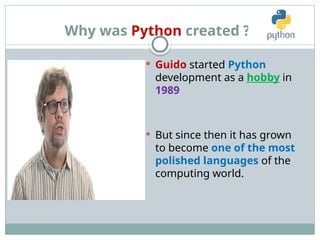 Lecture 1e.pptx , this is python 1st lecture ppt for giving you idea ...
