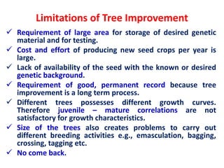 Tree improvement introduction lecture ppt | PPT