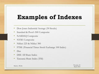 Stock Index Examples Lecture 1 Financial Markets Overview.pptx