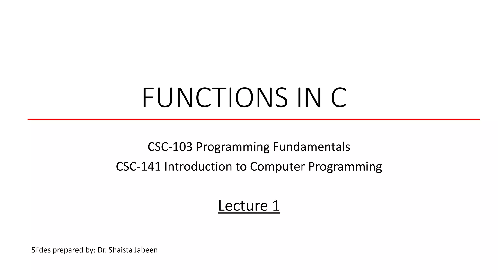 Lecture 1_Functions in C.pptx