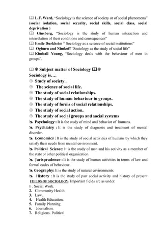Lecture 1 introdication medical sociology for nursing | PDF