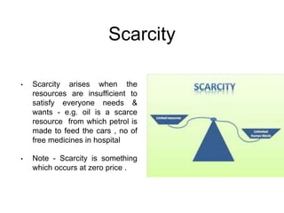 Scarcness Lecture 1 introduction | PPTX