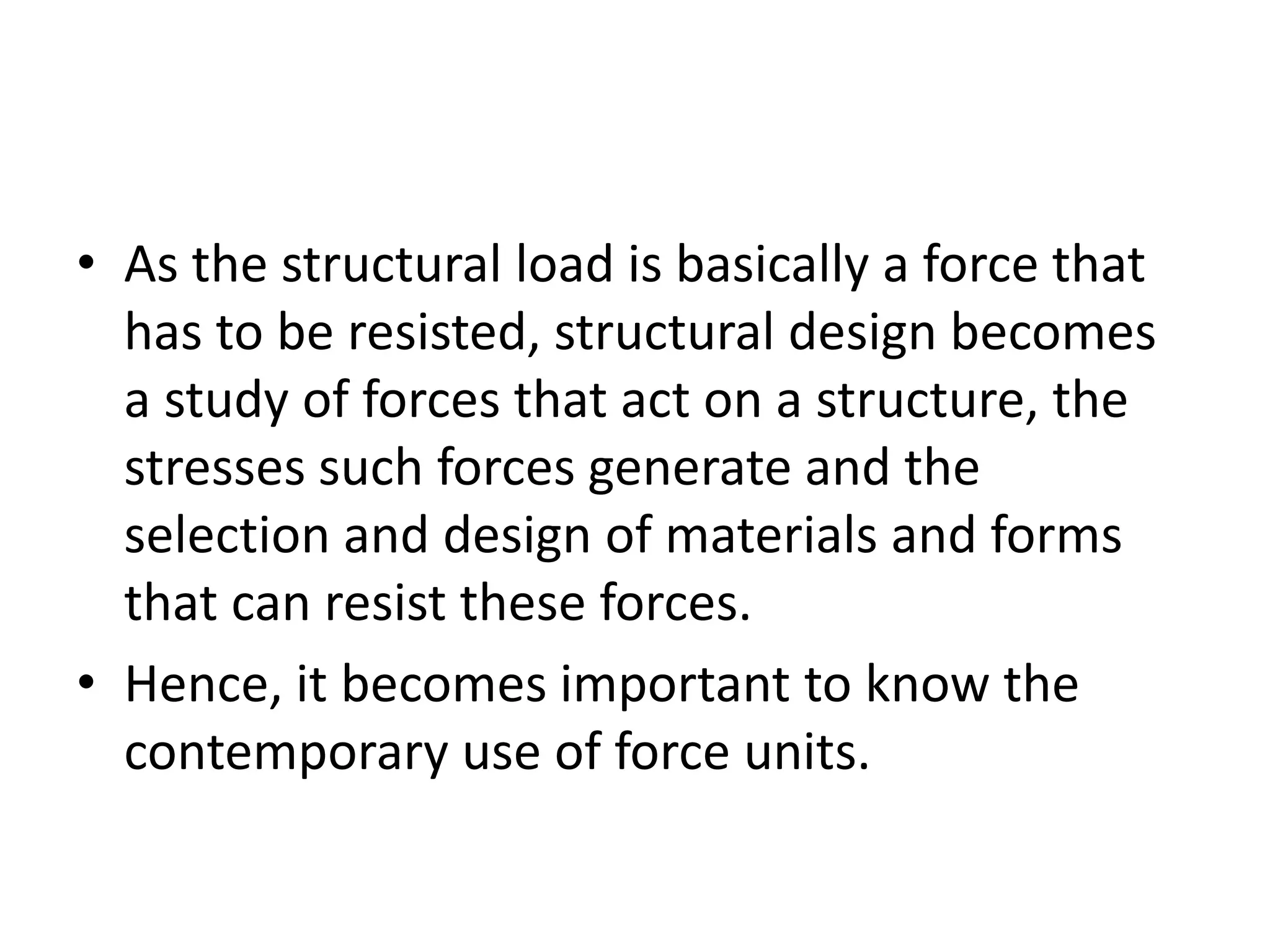 Stucture design -I (Introduction) | PPT