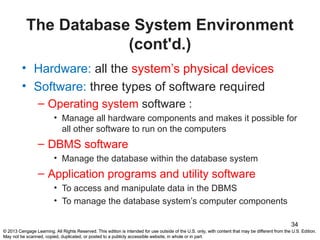 Lecture 1 Introduction to Databases (Chapter) | PPT