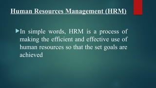 Human Resource Management | PPTX