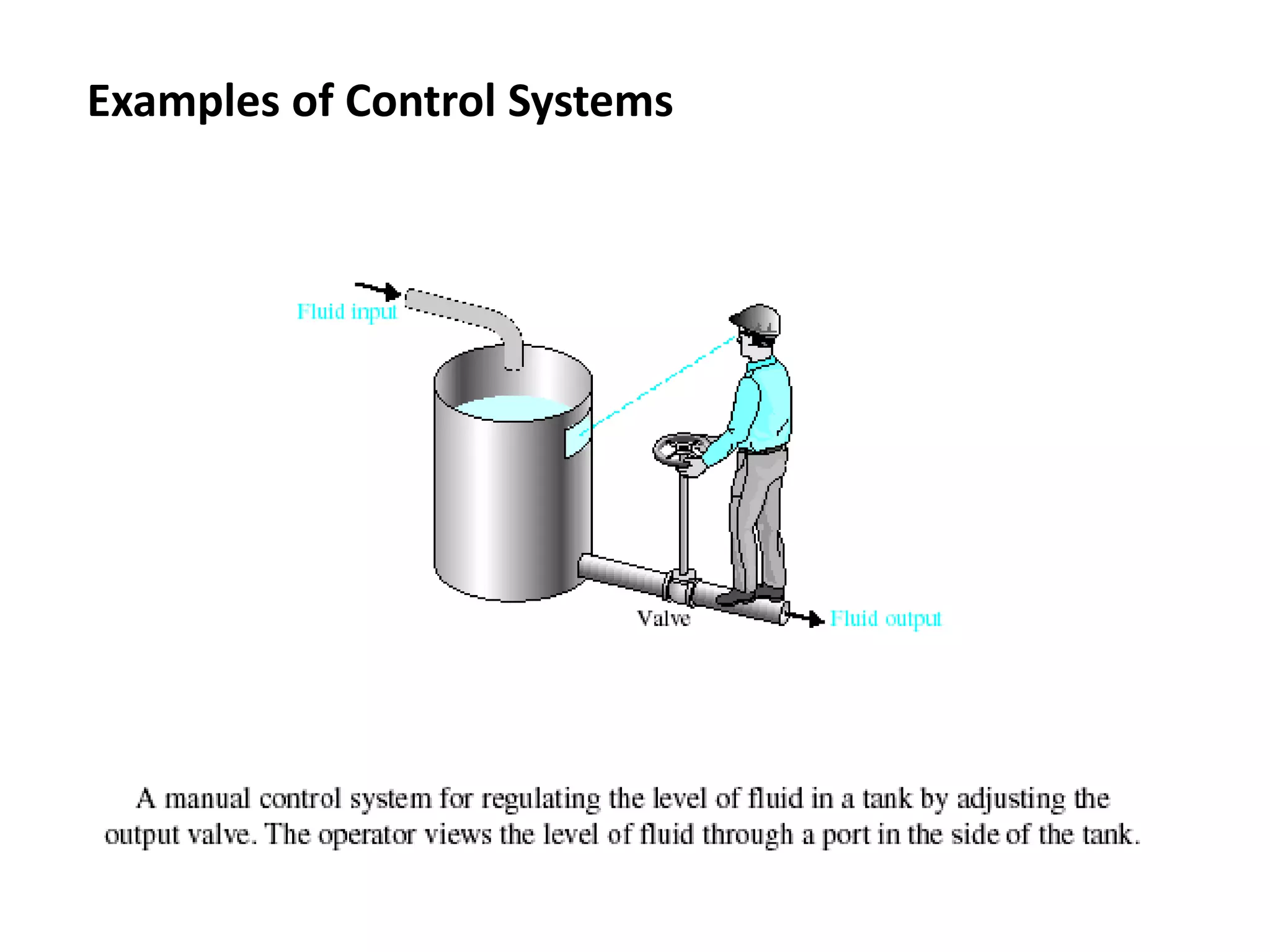 Examples of Control Systems
 