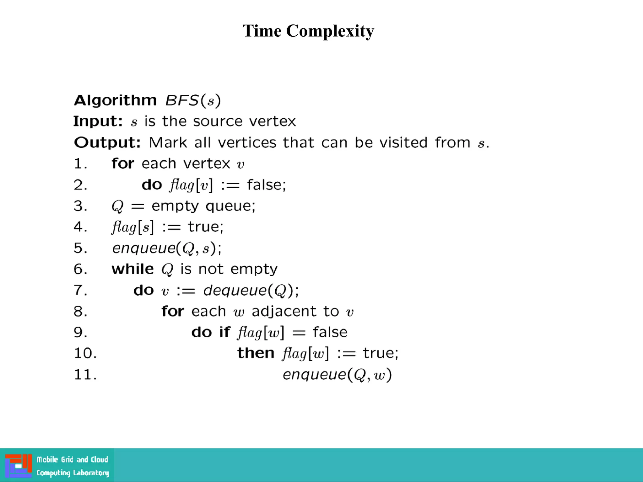 Time Complexity
 